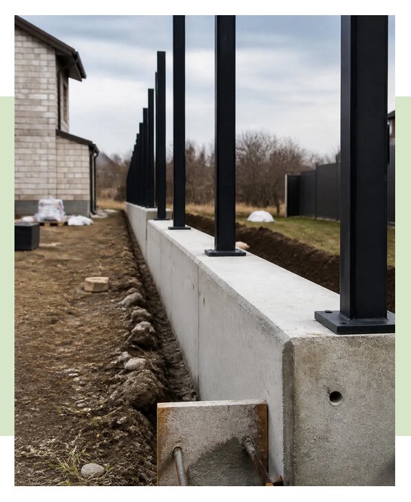 Цоколь под забор в Королёве по цене от 6758 р. | ЗаборЭксеперт-Кор